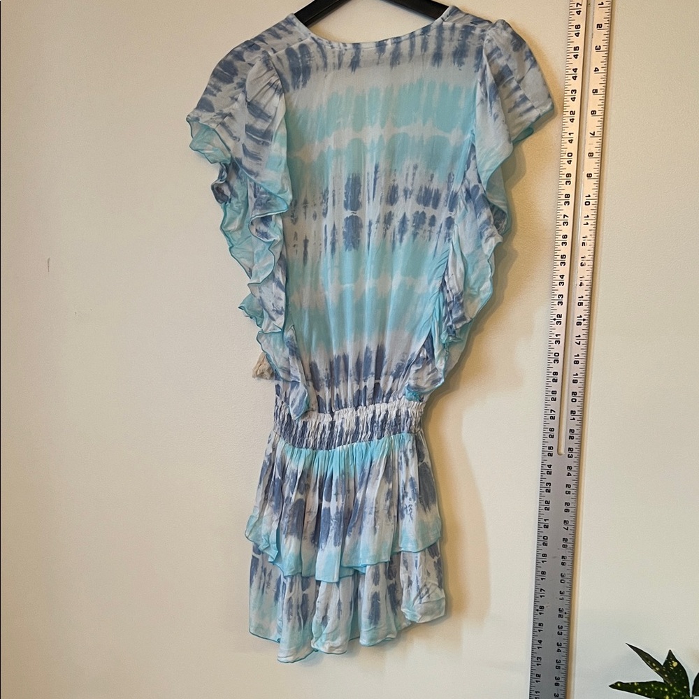 Blue Tie-Dye Swim Coverup - Picture 3 of 7